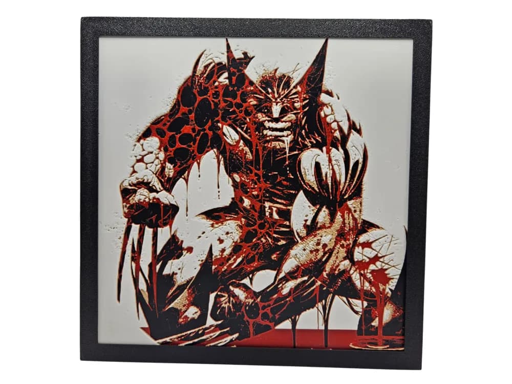 HueForge model: Wolverine - Hueforge by Canadian Gamer