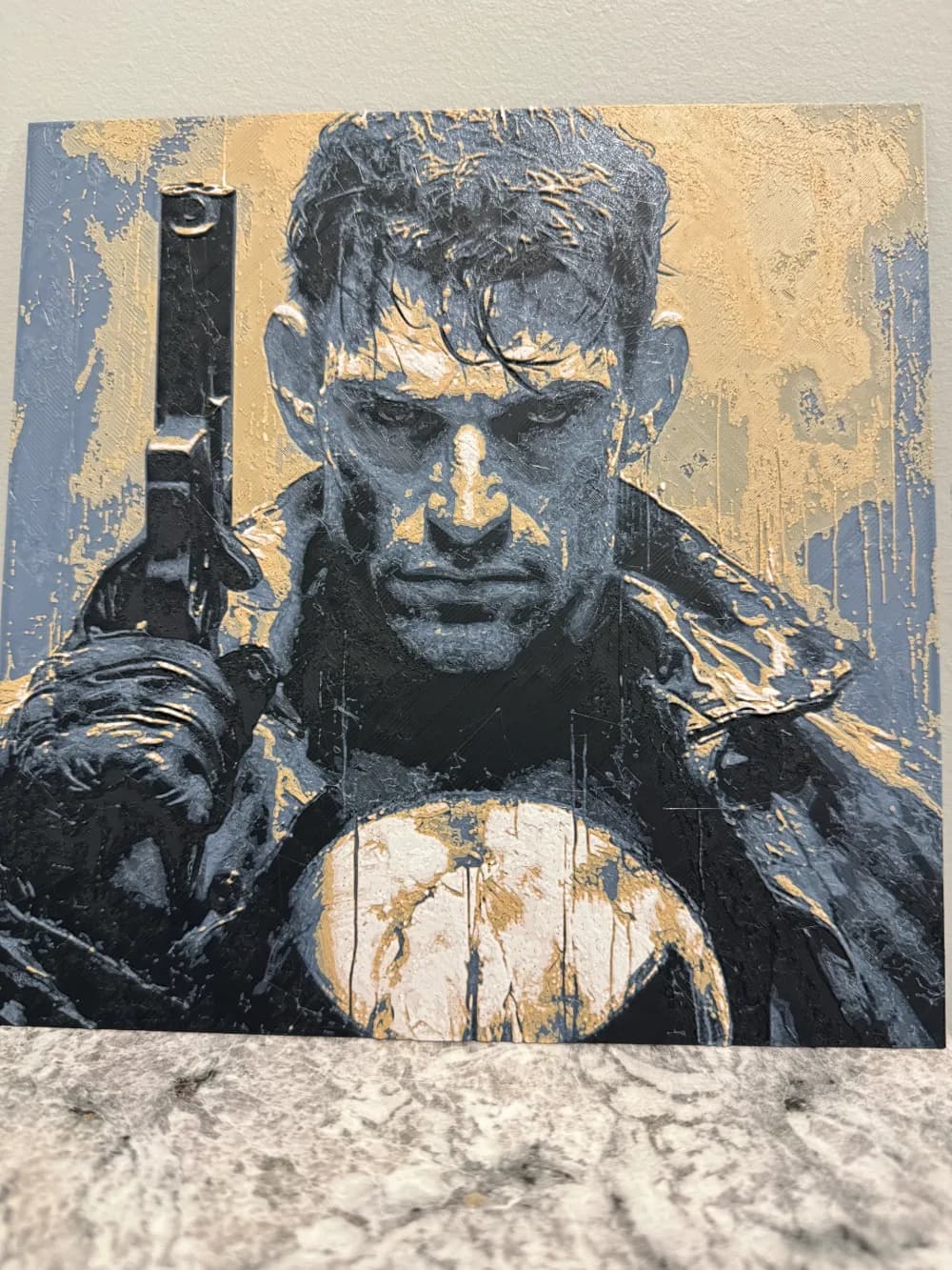 Punisher - Marvel Comics Hueforge by Canadian Gamer HueForge model: Punisher - Marvel Comics Hueforge by Canadian Gamer