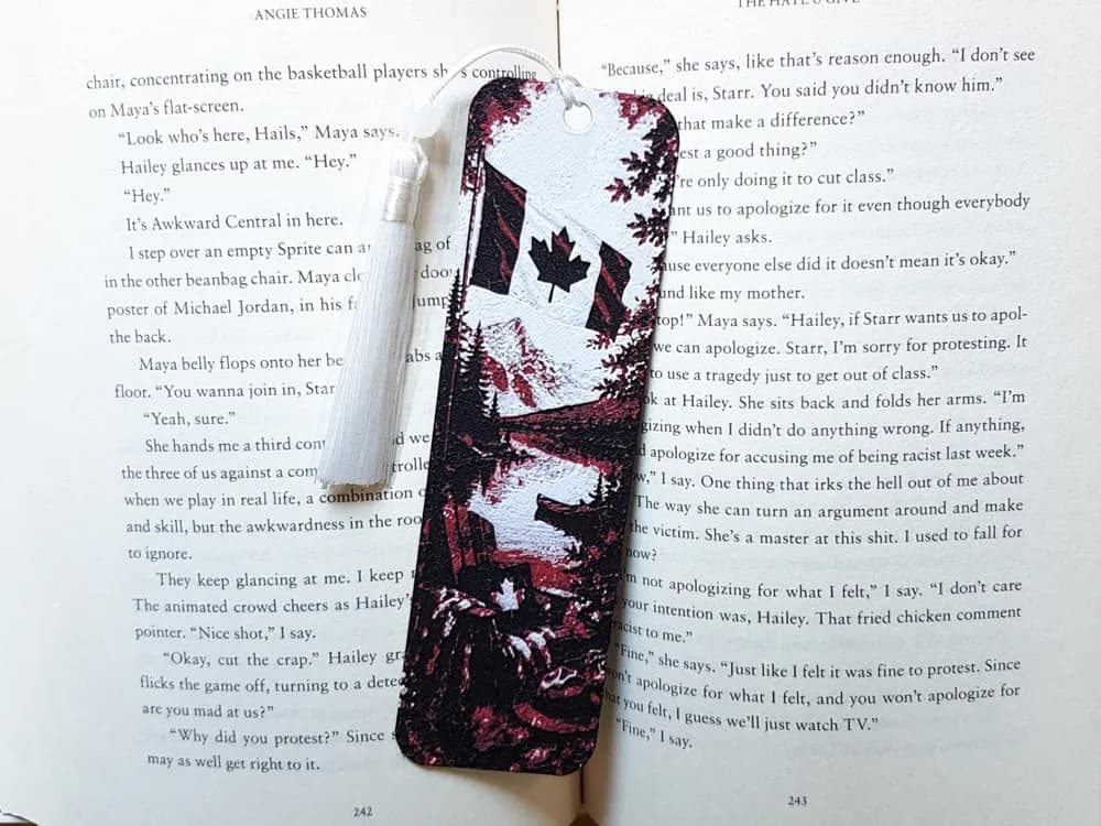 Bookmark, Canada Day, Flag Bookmark, Canada Day, Flag