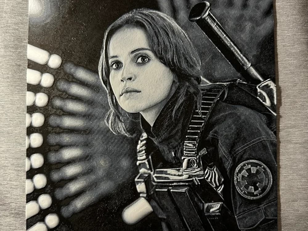 Jyn Erso Hueforge