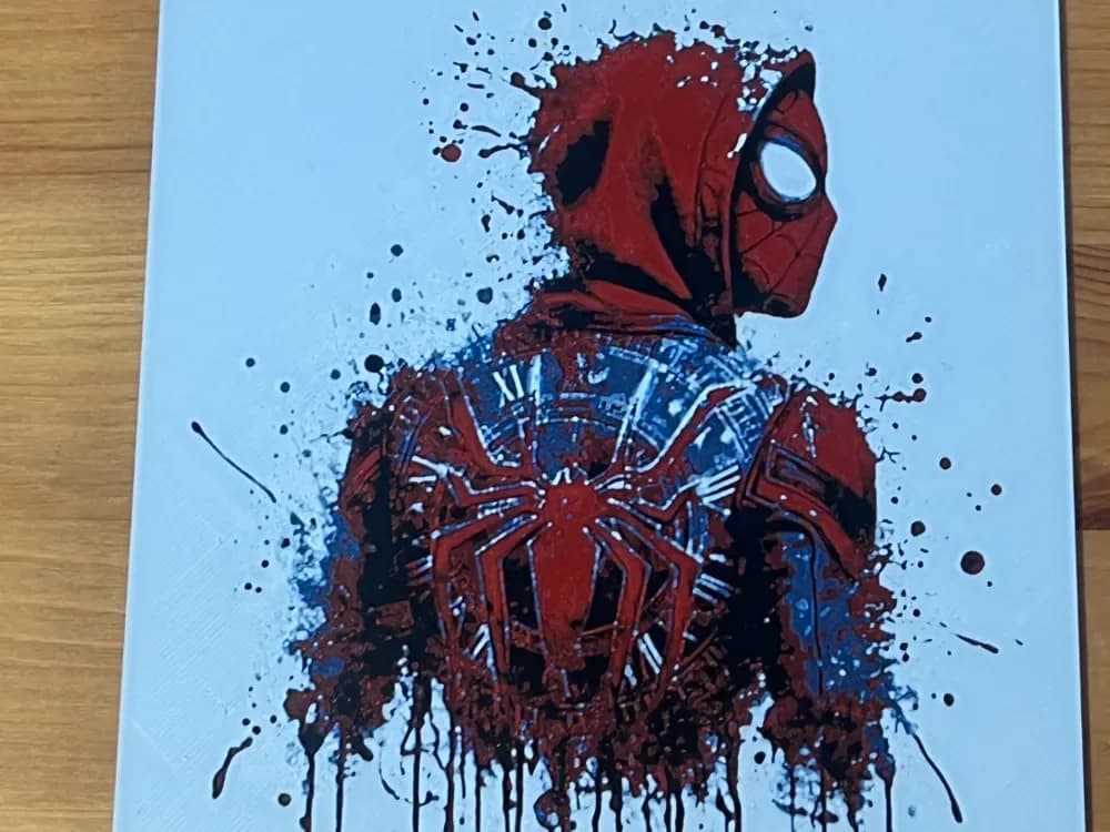 spiderman hueforge by Morganja HueForge model: spiderman hueforge by Morganja