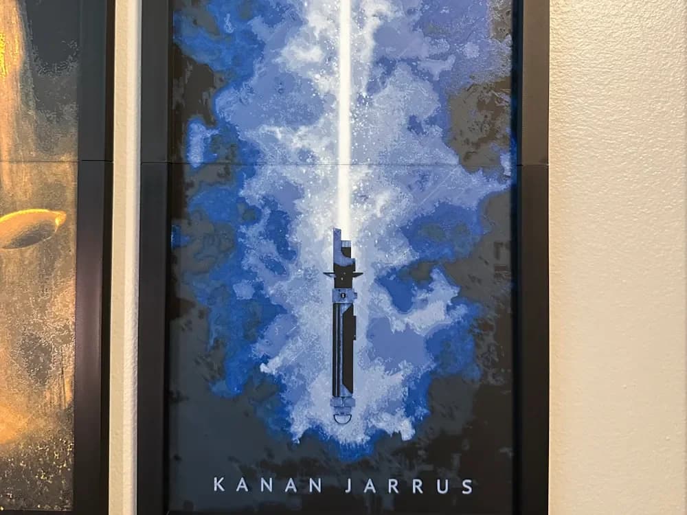 HueForge model: Kanan Jarrus Saber 2-piece Hueforge by Hey Ben