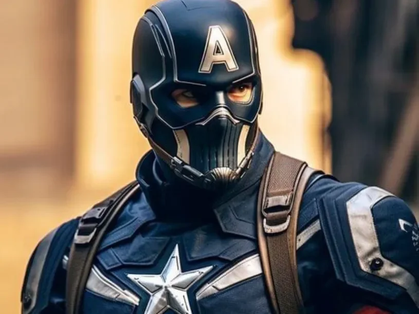 Captain America by Advancedtechworldwide HueForge model: Captain America by Advancedtechworldwide