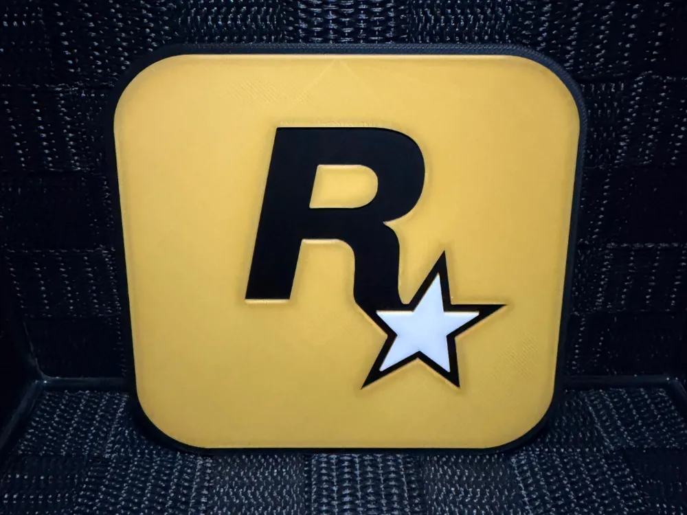Rockstar Logo - Hueforge Rockstar Logo - Hueforge