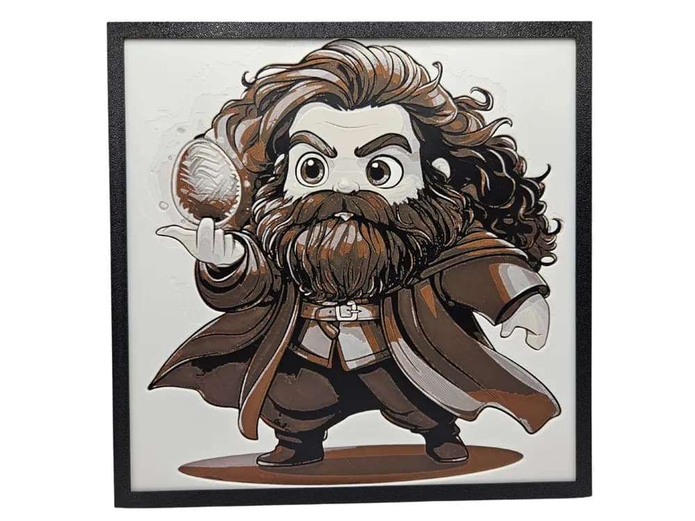 Rubeus Hagrid (Harry Potter) - Chibi Edition by BusyKikiBee HueForge model: Rubeus Hagrid (Harry Potter) - Chibi Edition by BusyKikiBee