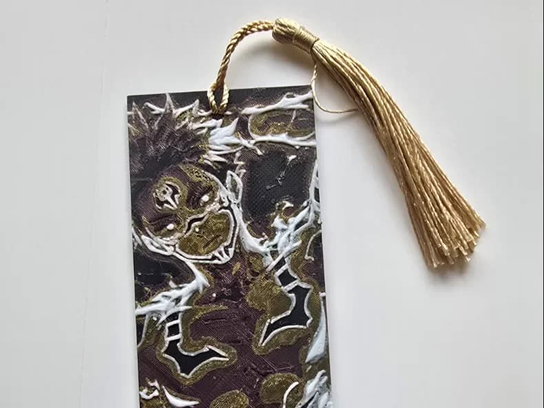 Sukuna Jujutsu Kaisen Bookmark by 3D-Mentiel HueForge model: Sukuna Jujutsu Kaisen Bookmark by 3D-Mentiel