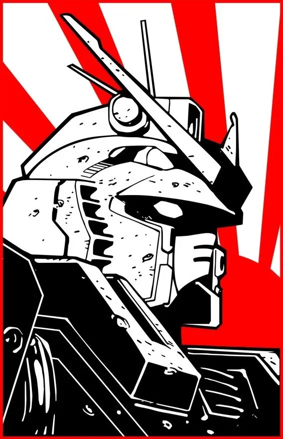 gundam hueforge by leshowpatate HueForge model: gundam hueforge by leshowpatate