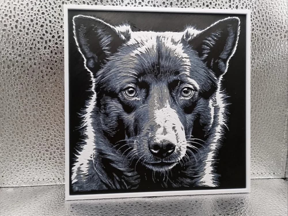 Mudi – Hueforge by Borishotch Industries HueForge model: Mudi – Hueforge by Borishotch Industries