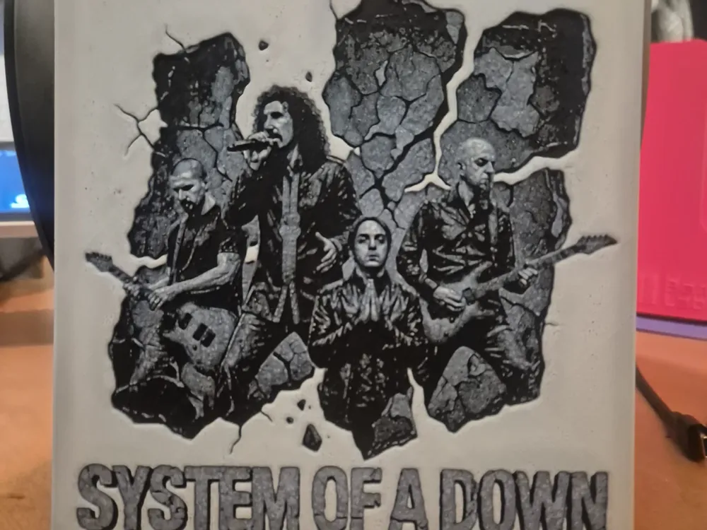 system of a down by Buntsta HueForge model: system of a down by Buntsta