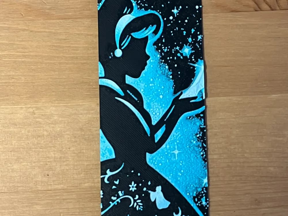 Cinderella bookmark by Morganja HueForge model: Cinderella bookmark by Morganja