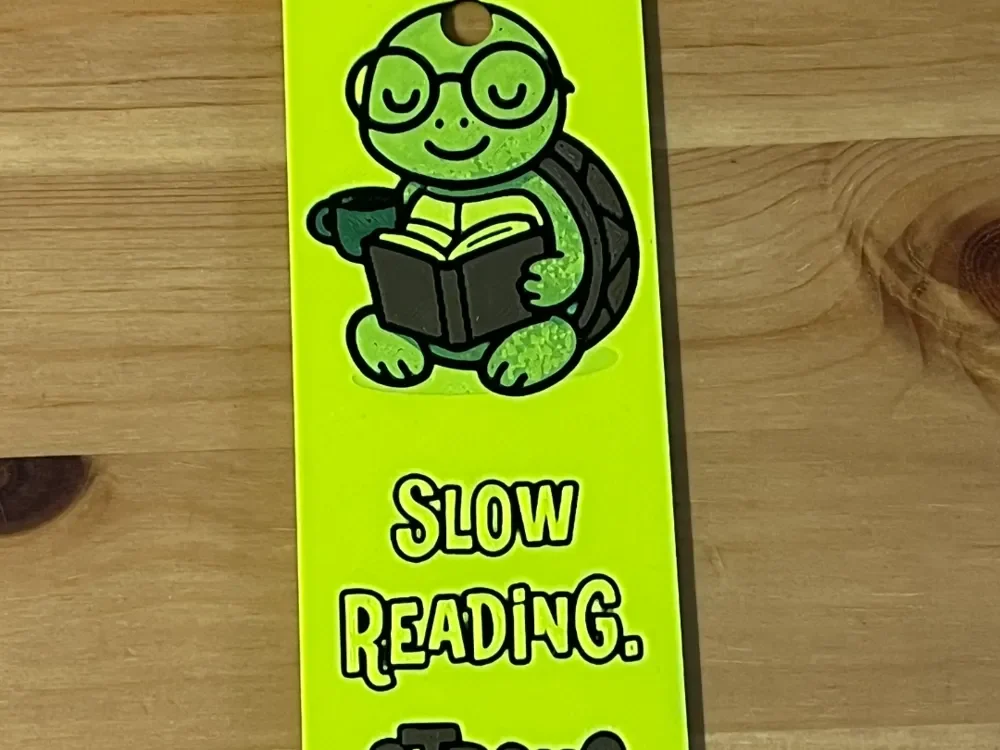 turtle bookmark by Morganja HueForge model: turtle bookmark by Morganja