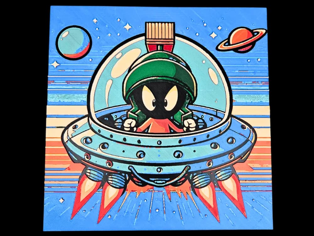 Marvin The Martian by BusyKikiBee HueForge model: Marvin The Martian by BusyKikiBee