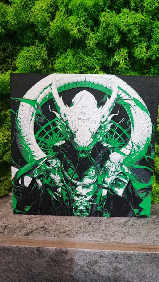 HueForge model: Poison by Garuda3D