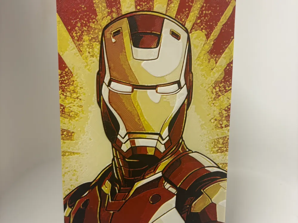 Ironman Hueforge by Morganja HueForge model: Ironman Hueforge by Morganja
