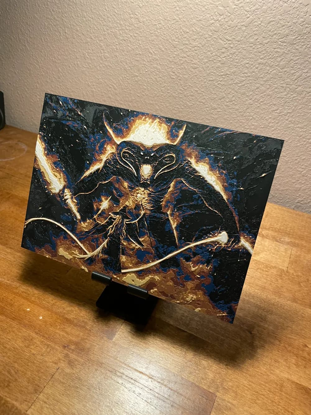 HueForge model: Hueforge - Lord of the Rings - Balrog and Gandalf by Cloudy Nostalgia