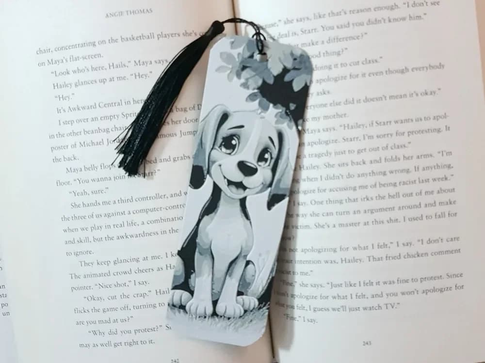 Beagle Bookmark, Hueforge Beagle Bookmark, Hueforge