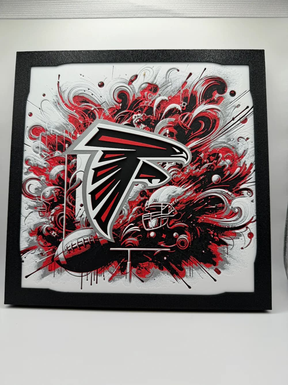 Atlanta Falcons - NFL Hueforge by Canadian Gamer HueForge model: Atlanta Falcons - NFL Hueforge by Canadian Gamer