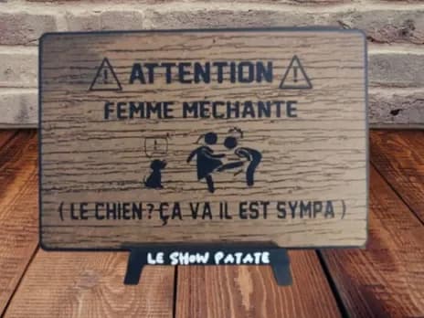 Humorous Hueforge Sign by leshowpatate HueForge model: Humorous Hueforge Sign by leshowpatate
