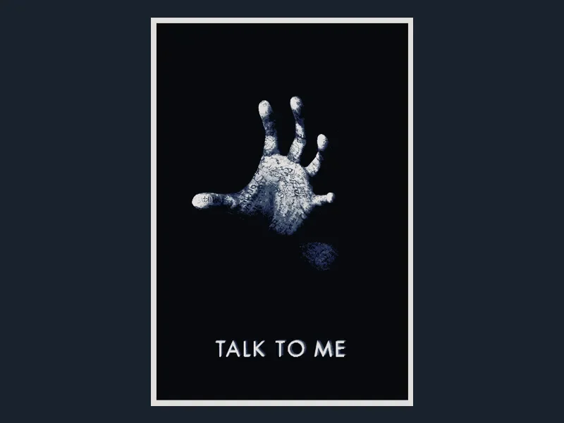 Talk to Me (Movie Poster - HueForge) by HugheCraft HueForge model: Talk to Me (Movie Poster - HueForge) by HugheCraft