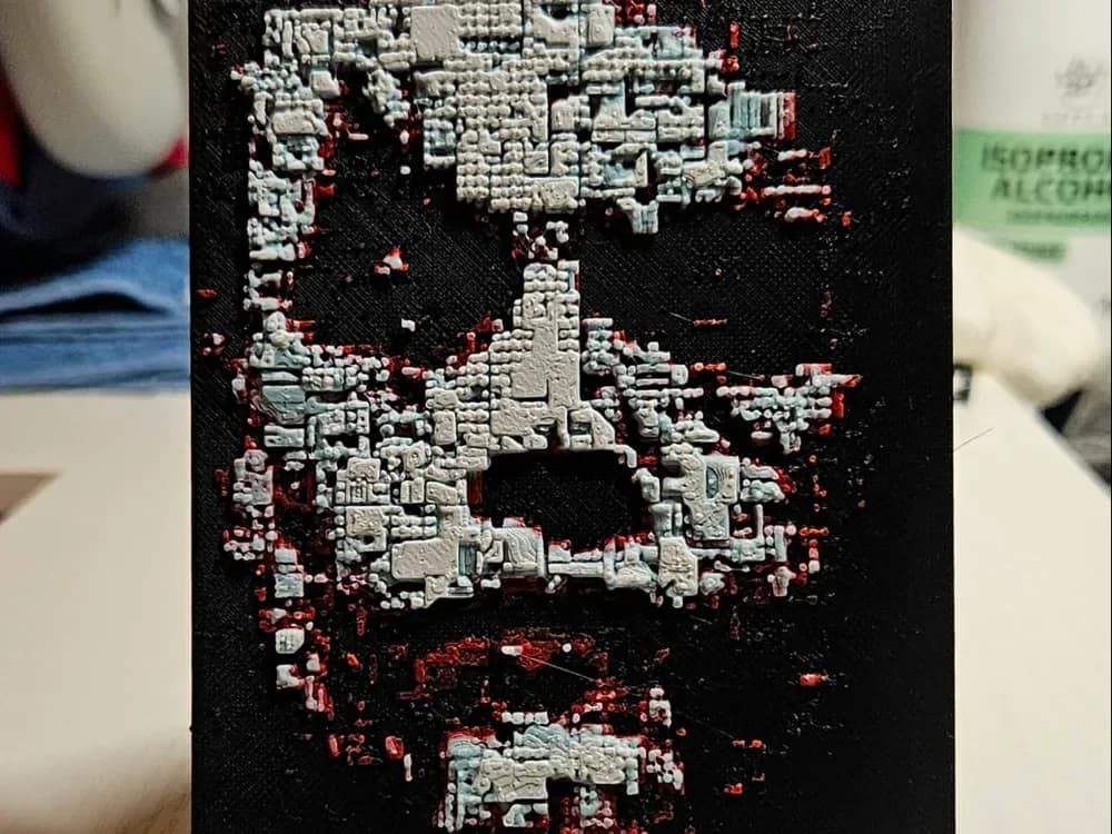 Pixel Joker by Mano's 3d_Art HueForge model: Pixel Joker by Mano's 3d_Art