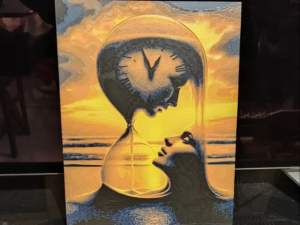 Love for a while HueForge by enricoRE HueForge model: Love for a while HueForge by enricoRE