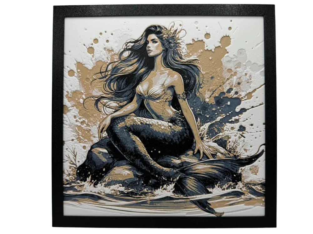 Mermaid Hueforge by Canadian Gamer HueForge model: Mermaid Hueforge by Canadian Gamer