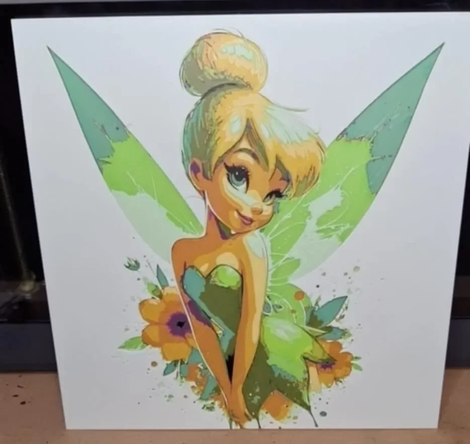 Tinkerbell - hueforge - 200x200 by 3dGlow HueForge model: Tinkerbell - hueforge - 200x200 by 3dGlow