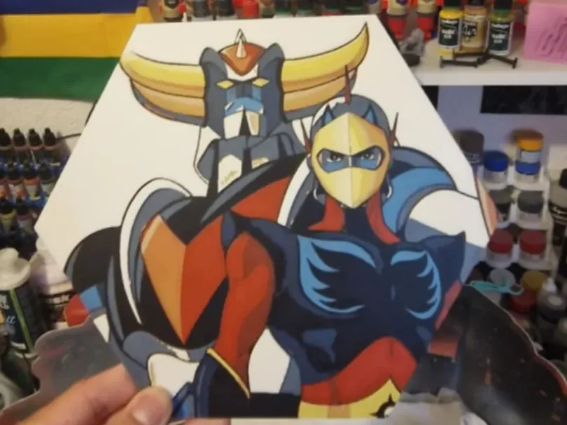 Grendizer Hueforge - Goldorak & Actarus by Dakiren HueForge model: Grendizer Hueforge - Goldorak & Actarus by Dakiren
