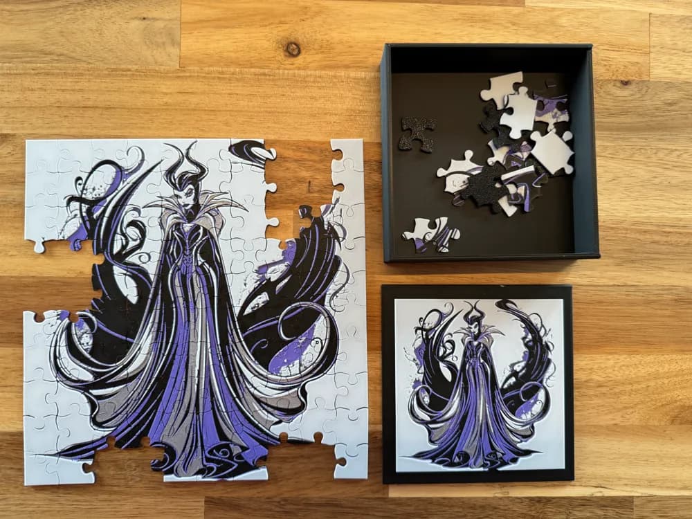 HueForge model: PUZZLE - Maleficent by Canadian Gamer