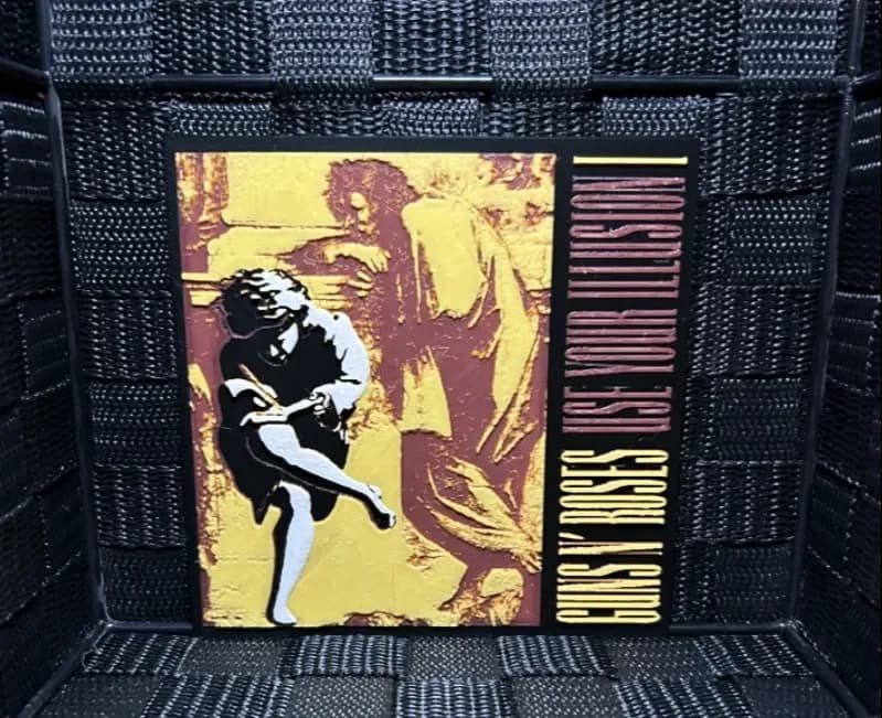 Hueforge Music Poster - GunsNroses ...Illusion I by JoDau HueForge model: Hueforge Music Poster - GunsNroses ...Illusion I by JoDau