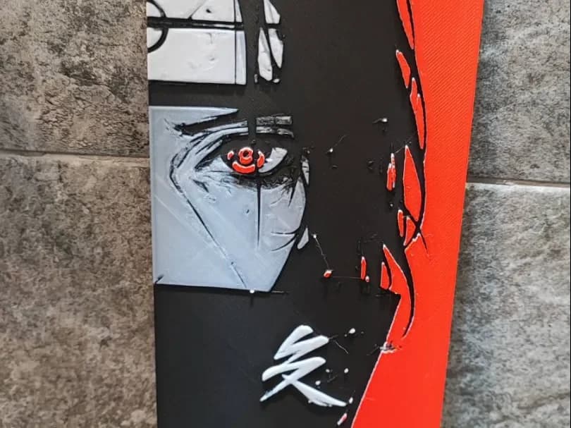 Itachi by Garuda3D HueForge model: Itachi by Garuda3D