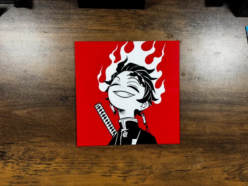 Tanjiro Kamado – Stylized Demon Slayer HueForge by 3D Prints By Vic HueForge model: Tanjiro Kamado – Stylized Demon Slayer HueForge by 3D Prints By Vic