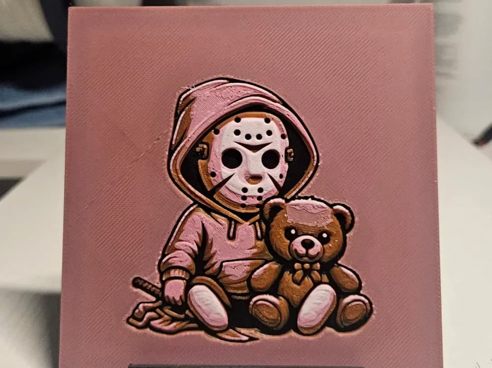 Halloween Baby Jason Voorhees Friday the '13 by Mano's 3d_Art HueForge model: Halloween Baby Jason Voorhees Friday the '13 by Mano's 3d_Art