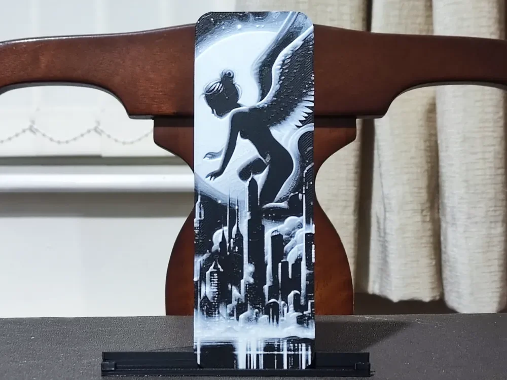 HueForge model: Fairytale Of New York Bookmark - 2 Color by BoDad