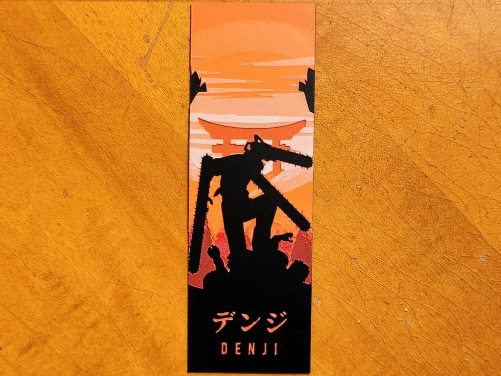 Denji Chainsaw Man Bookmark - 4 Colours Denji Chainsaw Man Bookmark - 4 Colours