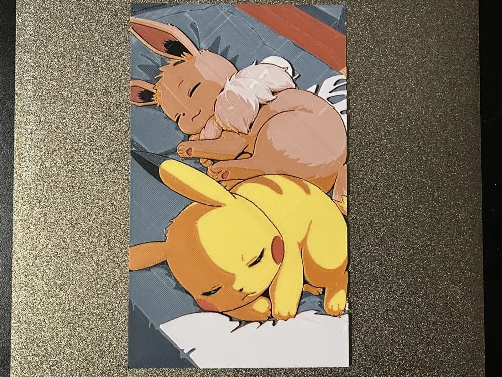 Pokemon Sleep Hueforge by FantasyZ HueForge model: Pokemon Sleep Hueforge by FantasyZ