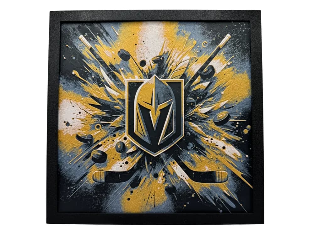 HueForge model: Las Vegas Golden Knights - NHL Hueforge by Canadian Gamer