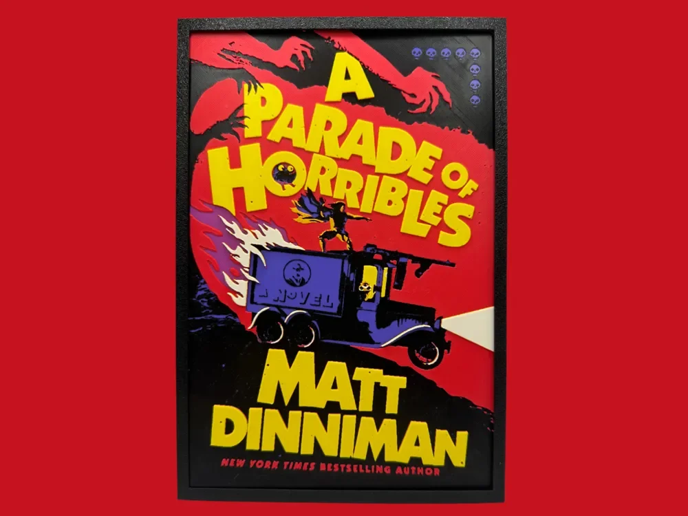 HueForge model: Dungeon Crawler Carl - Book #8 - Matt Dinniman by Canadian Gamer