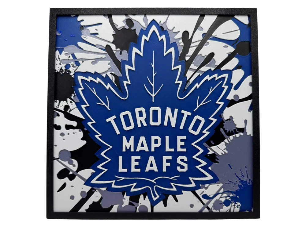 Toronto Maple Leafs - Series 2 - NHL Hueforge by Canadian Gamer HueForge model: Toronto Maple Leafs - Series 2 - NHL Hueforge by Canadian Gamer