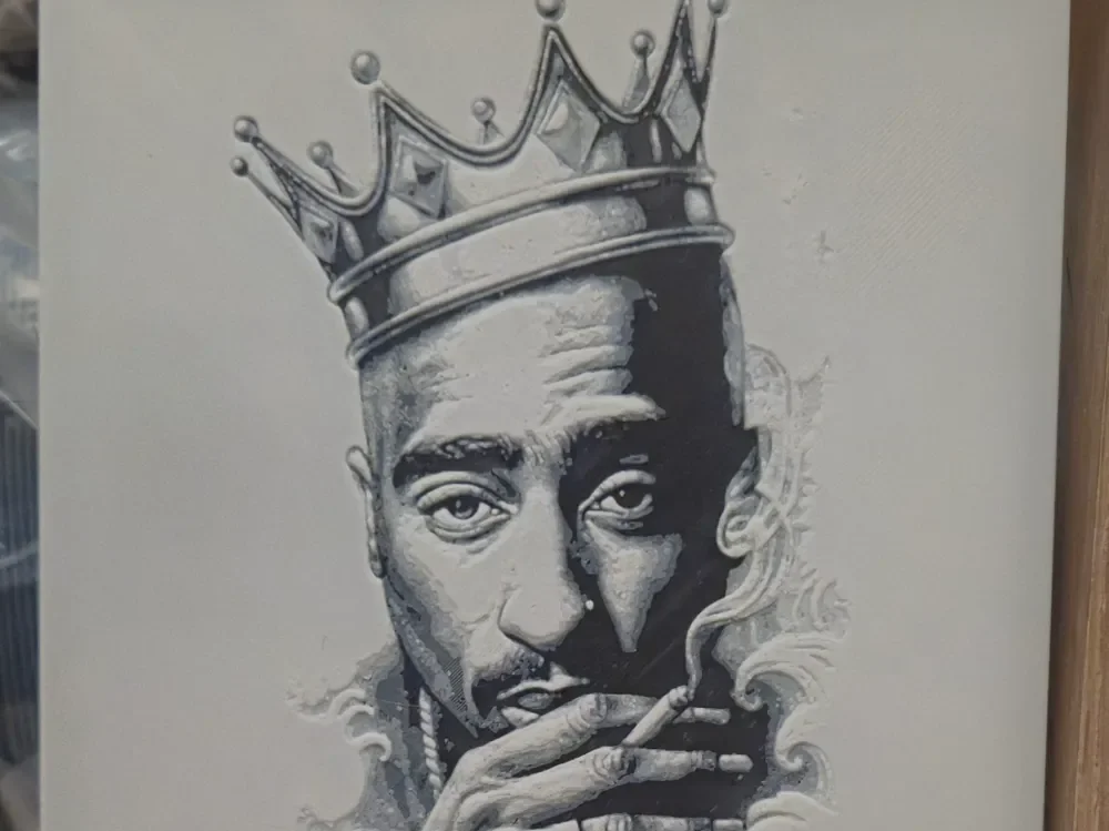 2 Pac by Buntsta HueForge model: 2 Pac by Buntsta