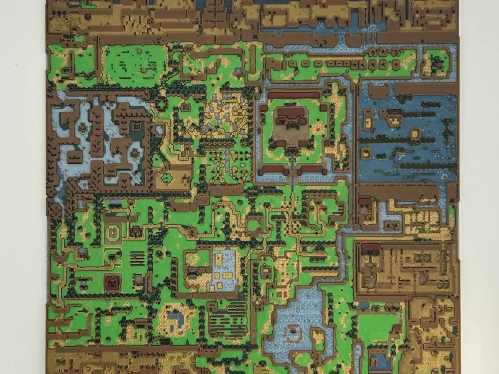 Link's Awakening Map HueForge