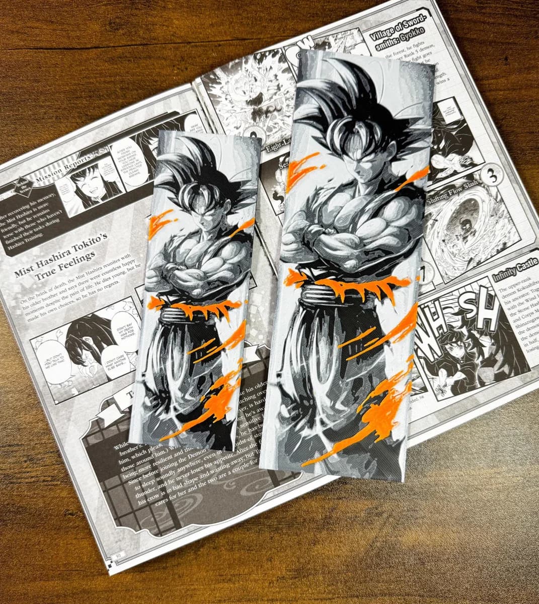 HueForge model: 🔥 EXCLUSIVE GOKU PATREON BOOKMARK! ⚡🥊 by 3D Prints By Vic
