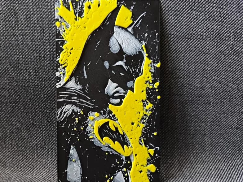 Portrait of Batman by Hueforge Portrait of Batman by Hueforge