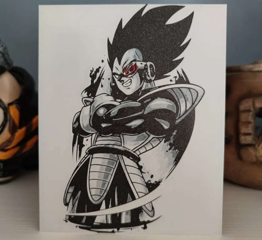 Hueforge Vegeta by Litolunar HueForge model: Hueforge Vegeta by Litolunar