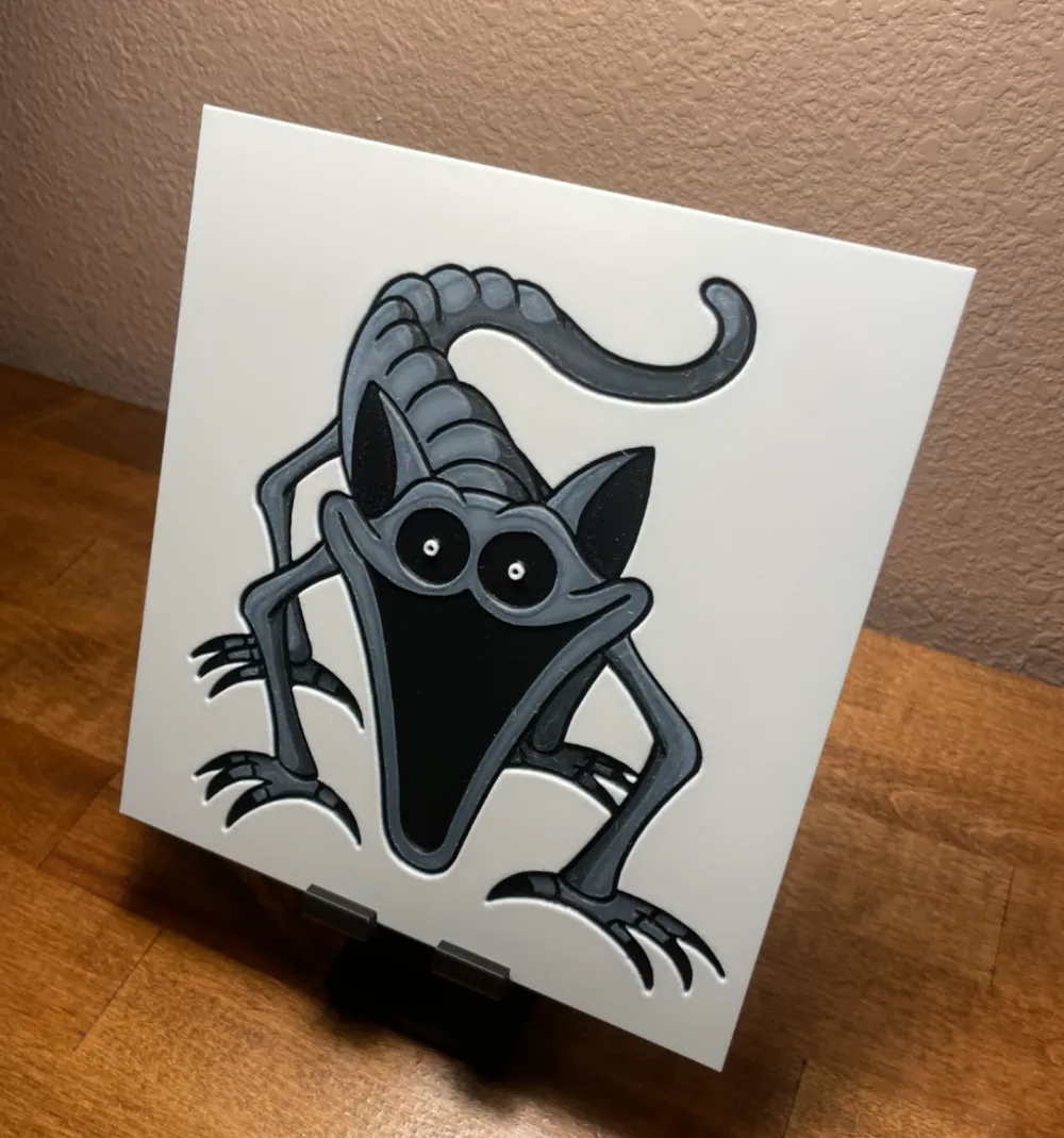 HueForge model: Hueforge - Poppy Playtime - Catnap by Cloudy Nostalgia