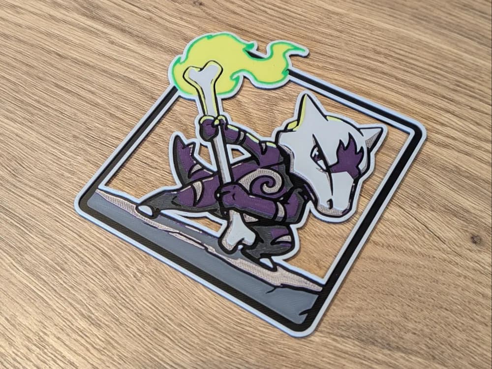 Custom Marowak Hueforge by Nextopia HueForge model: Custom Marowak Hueforge by Nextopia