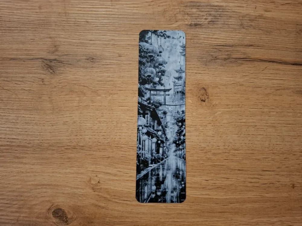 Asian streets bookmark - hueforge Asian streets bookmark - hueforge