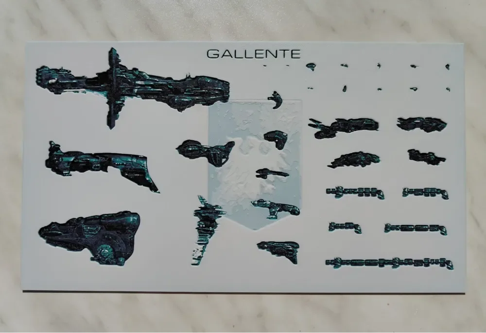 HueForge model: Gallente ships - EVE Online - Hueforge by BeaN