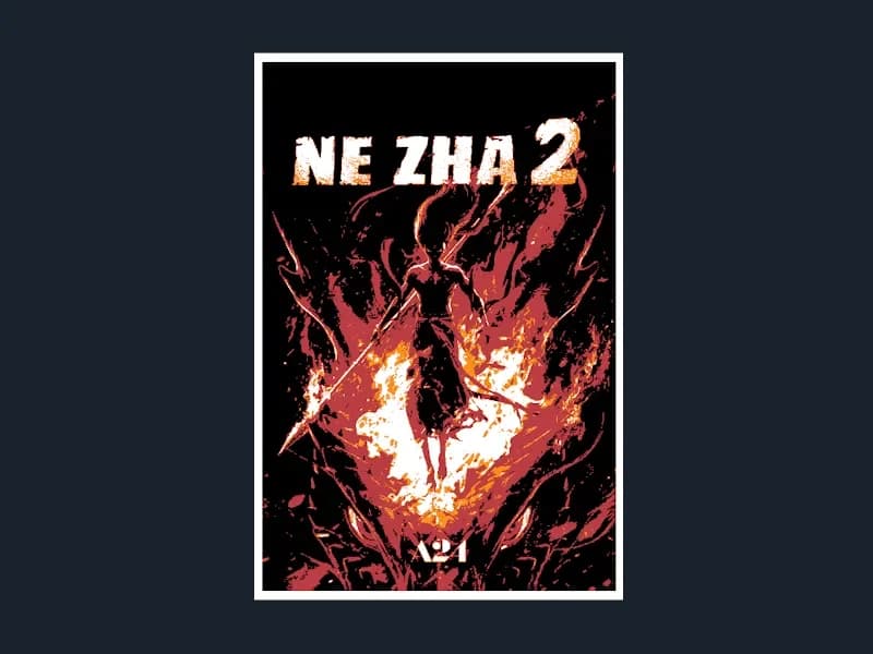 Ne Zha 2 (Movie Poster - HueForge) by HugheCraft HueForge model: Ne Zha 2 (Movie Poster - HueForge) by HugheCraft