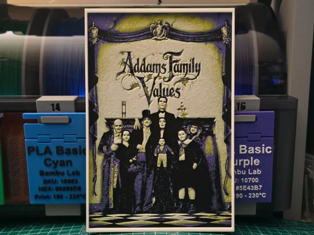 Addams Family Values Movie Poster - Hueforge Art